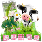Cartoon Cow Launcher Theme icône