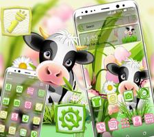 1 Schermata Cartoon Cow Launcher Theme