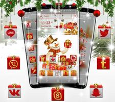 برنامه‌نما Christmas Gift Launcher Theme عکس از صفحه