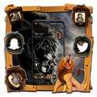 Angry Lion Launcher Theme icône