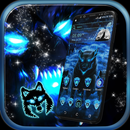 Blue Wolf Launcher Theme APK