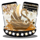 Golden Swan Launcher Theme ícone