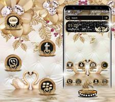 Golden Swan Launcher Theme Plakat