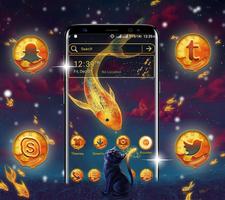 Gold Fish Launcher Theme-poster