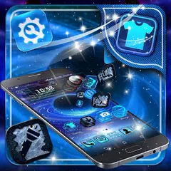 download Galaxy Space Launcher Theme APK