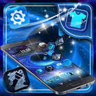 Galaxy Space Launcher Theme أيقونة