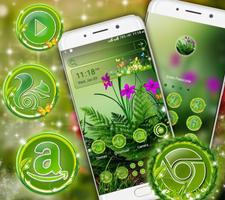 3 Schermata Green Nature Launcher Theme