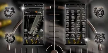 Gun Bullet Launcher Theme