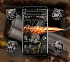 Gun Bullet Launcher Theme Affiche