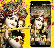 Krishna Ji Launcher Theme poster