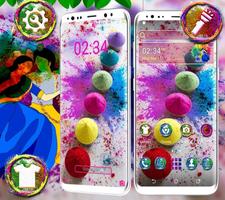 Holi Launcher Theme 스크린샷 2