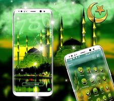 Islamic Mosque Launcher Theme syot layar 3