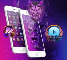 Oni Mask Launcher Theme ภาพหน้าจอ 3