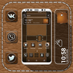 Leather Launcher Theme