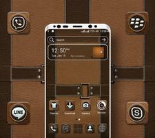 Leather Launcher Theme 海报