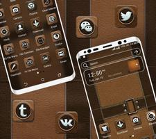 Leather Launcher Theme スクリーンショット 1