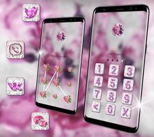 Marble Rose Launcher Theme syot layar 1