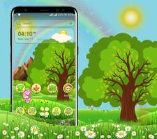 Nature Rainbow Launcher Theme โปสเตอร์