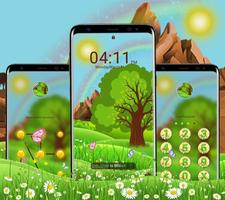 Nature Rainbow Launcher Theme syot layar 2