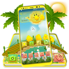 Sunny Summer Launcher Theme icône