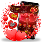 Valentine Heart Launcher Theme أيقونة