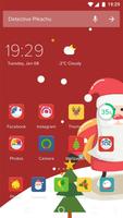 Christmas Theme: Santa Christmas Theme for Android Affiche