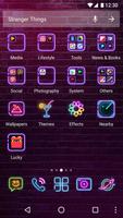 Color Phone Theme - Neon Night syot layar 1