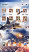 3D Theme - Aircraft Combat Cool 3D Wallpaper capture d'écran 1