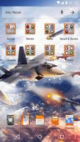 3D Theme - Aircraft Combat Cool 3D Wallpaper تصوير الشاشة 1