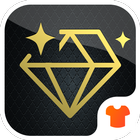 Black Diamond Theme - Launcher 3D Theme icône