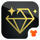 Black Diamond Theme - Launcher 3D Theme APK