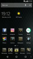 Black Diamond Theme - Launcher 3D Theme Affiche