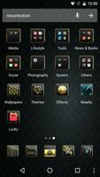 Black Diamond Theme - Launcher 3D Theme capture d'écran 1