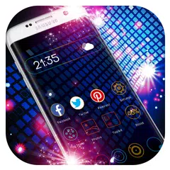 download Colorful Night Neon Launcher Theme APK