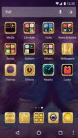 Gold Luxury Theme - Bucks Wallpaper & Icons 截图 1