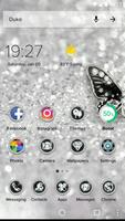 پوستر Diamond Butterfly Theme