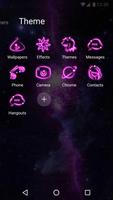 Neon Theme - Neon Purple Star Wallpaper&Icon screenshot 2