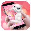 Cartoon Theme - Pink Kitty APK