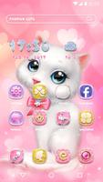 Cartoon Theme - Pink Kitty โปสเตอร์