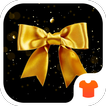 ”Gold Glitter Launcher Theme
