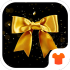 Gold Glitter Launcher Theme ikona