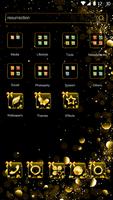 Gold Glitter Launcher Theme screenshot 1