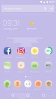Purple Theme الملصق