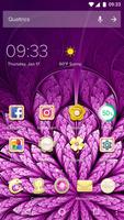 Purple Diamond Theme plakat