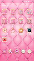 Luxury Theme - Pink Diamond Wallpaper & Icons capture d'écran 1