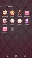 Luxury Theme - Pink Diamond Wallpaper & Icons capture d'écran 2