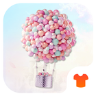 Pink Balloon 2018 - Love Wallpaper Theme icône