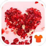Red Heart 2018 - Love Wallpaper Theme icône