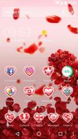 Red Heart 2018 - Love Wallpaper Theme ポスター