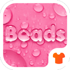Pink Rain Drops Theme-icoon